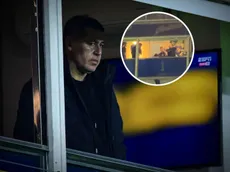 Riquelme se quedó en el palco hasta una hora después del partido de Boca y esto fue lo que hizo