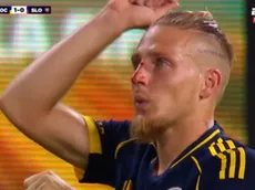 Por qué Ascacibar festejó con sangre en la cara su gol ante San Lorenzo