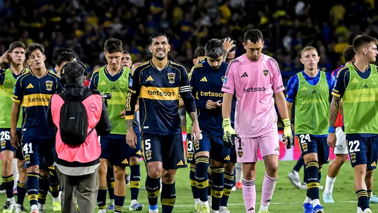 El titular de Boca que se mostró muy enojado por el empate ante San Lorenzo.