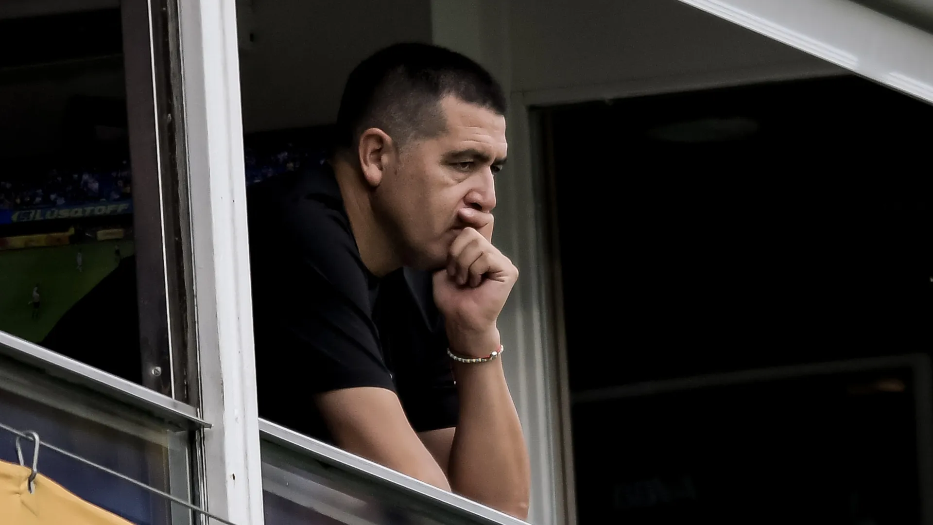 Riquelme habló con el plantel de Boca tras el empate vs. Unión. (Getty)