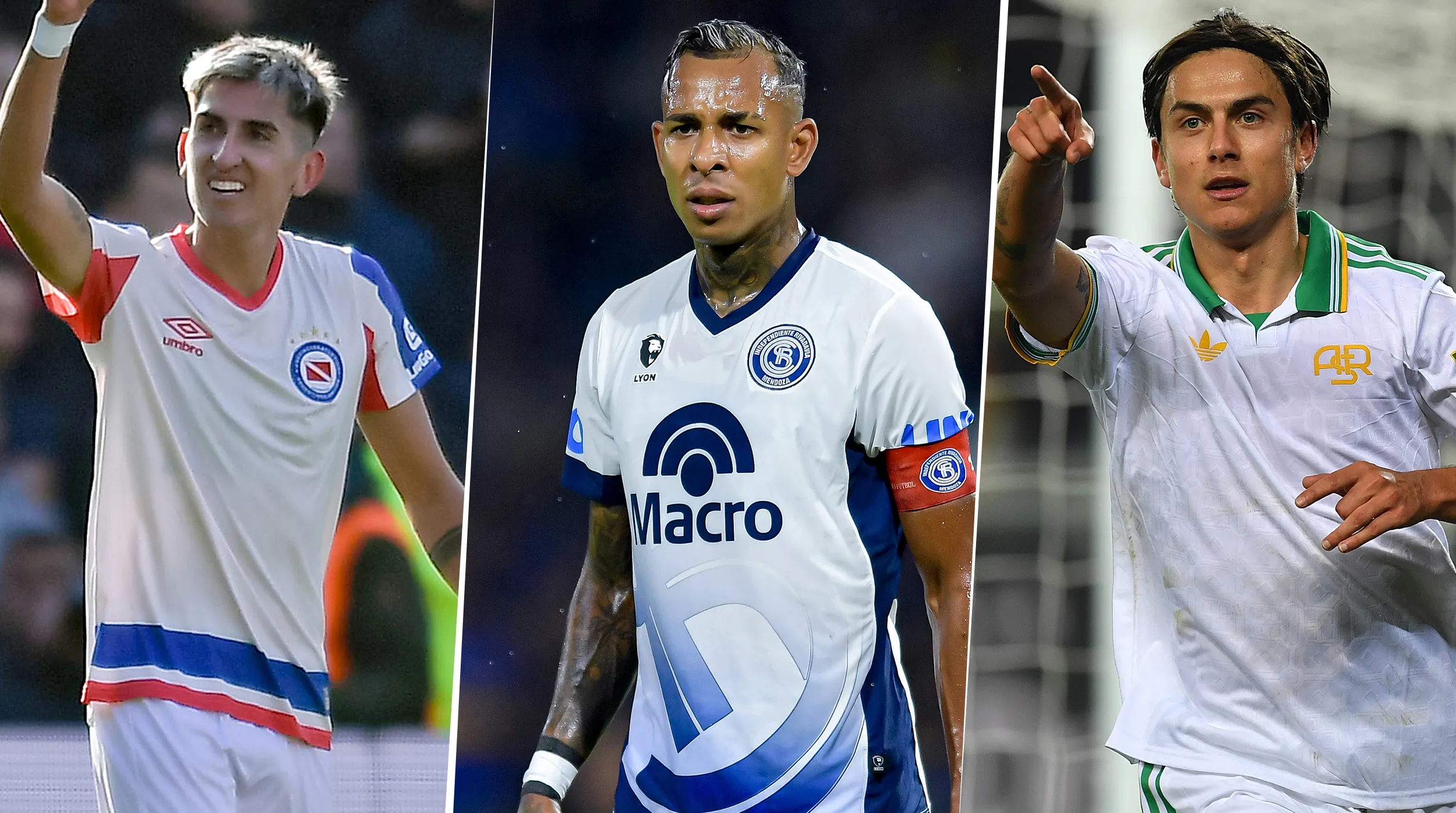 Lescano, Villa y Dybala, los tres refuerzos que asoman en junio para Boca. (Getty)