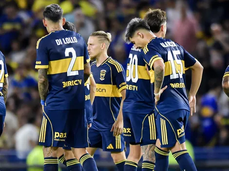 La figura de Boca que tiene cuatro amarillas y podría quedar suspendido para la próxima fecha