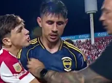 No se vio en TV: un hincha de Unión invadió el campo de juego y fue corriendo hacia Adam Bareiro