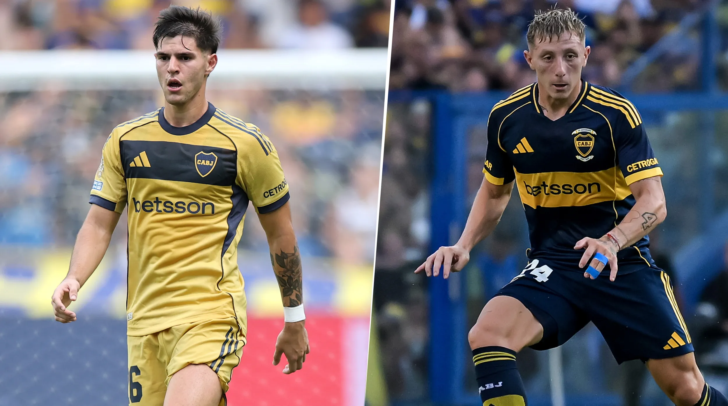 Pellegrino y Barinaga podrían meterse en el once de Boca. (Getty)