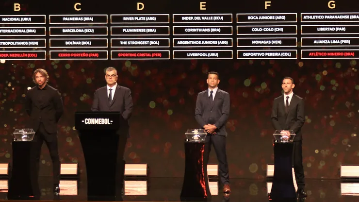 El minuto a minuto del sorteo de la Copa Libertadores 2026.