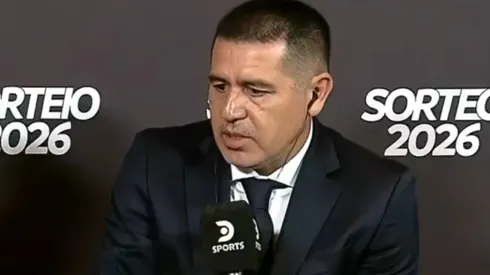 Román habló luego del sorteo.
