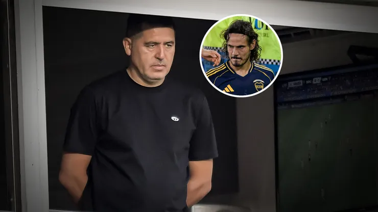 Riquelme habló de Cavani.