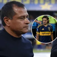 Delgado sorprendió sobre la lesión de Cavani: “Tiene una hernia de disco”