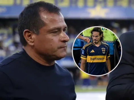 Delgado sorprendió sobre la lesión de Cavani: “Tiene una hernia de disco”