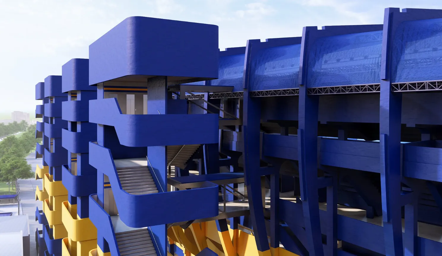 Boca mostró las primeras imágenes de la reforma que pretende para La Bombonera.