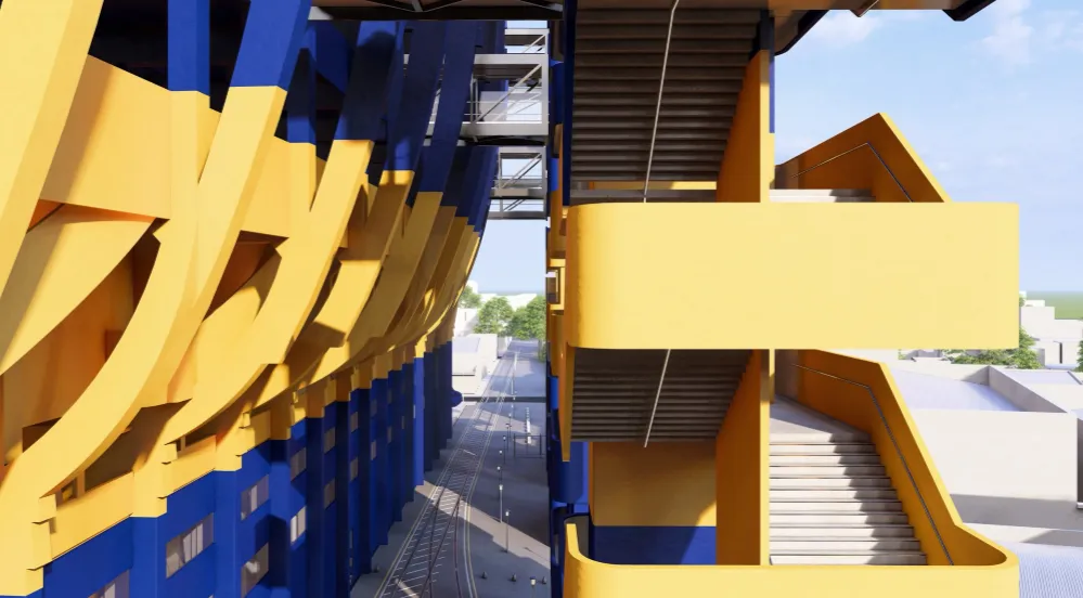 Boca compartió fotos de cómo quedaría La Bombonera.