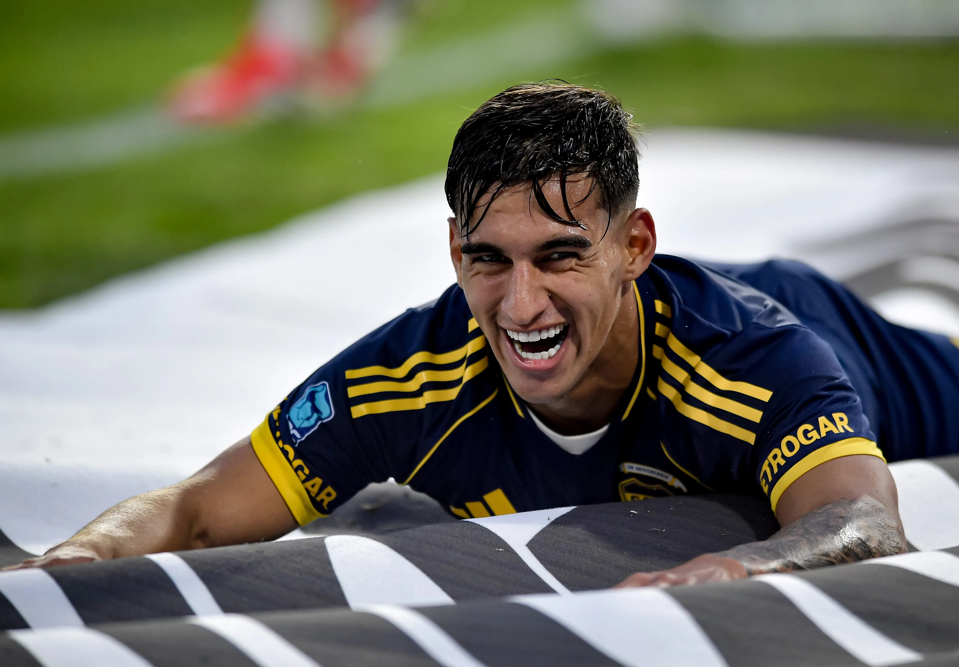 Gelini, concentrado en Boca. (Getty)