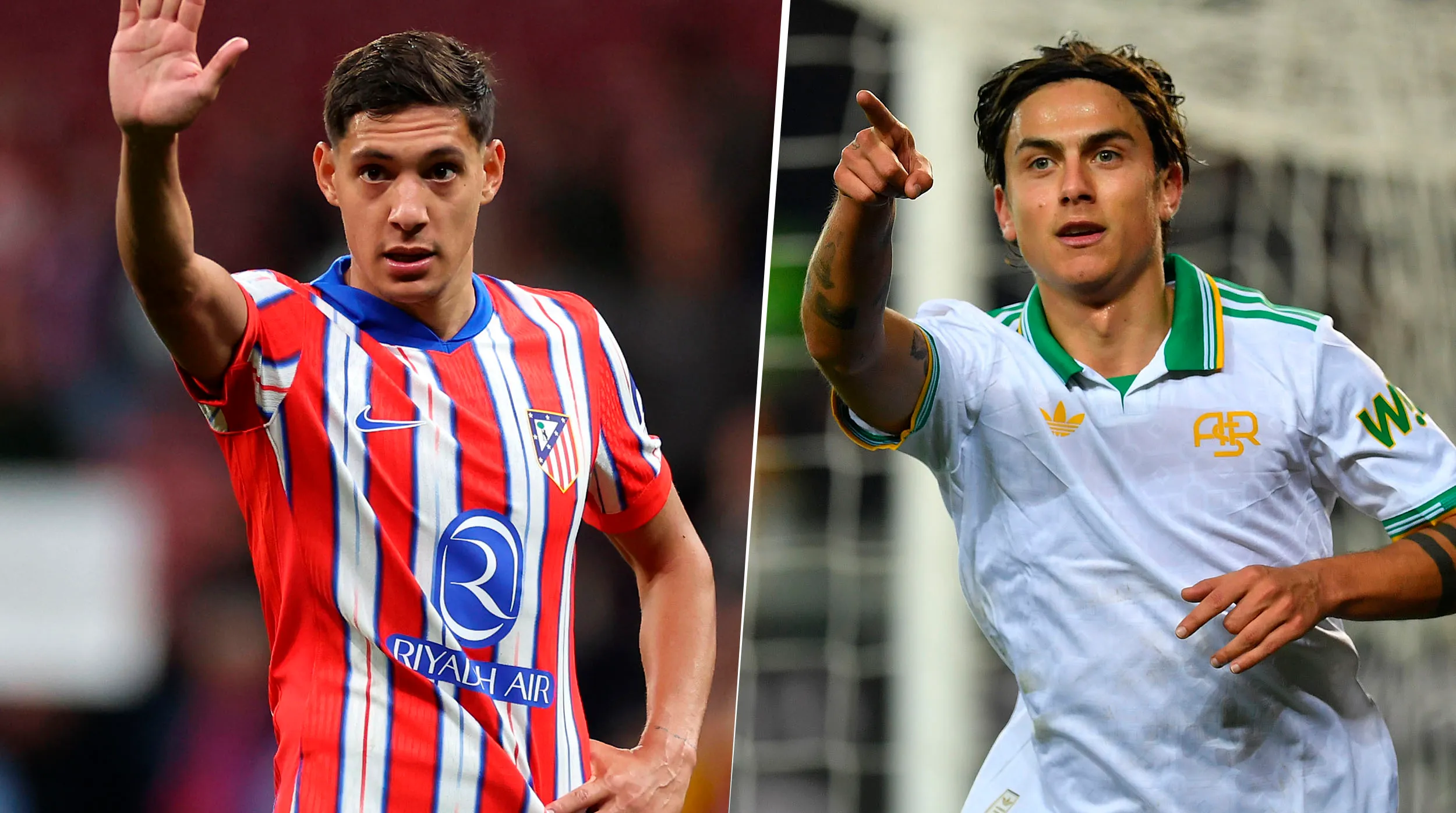 Molina y Dybala, en el radar de Boca. (Getty)