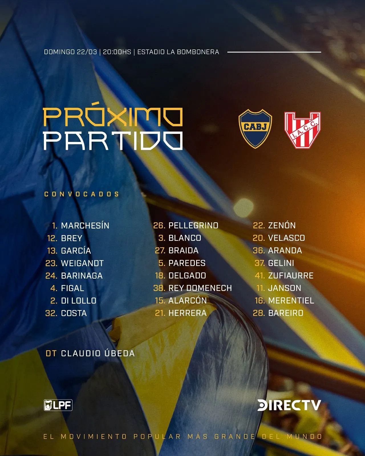 Los concentrados de Boca.