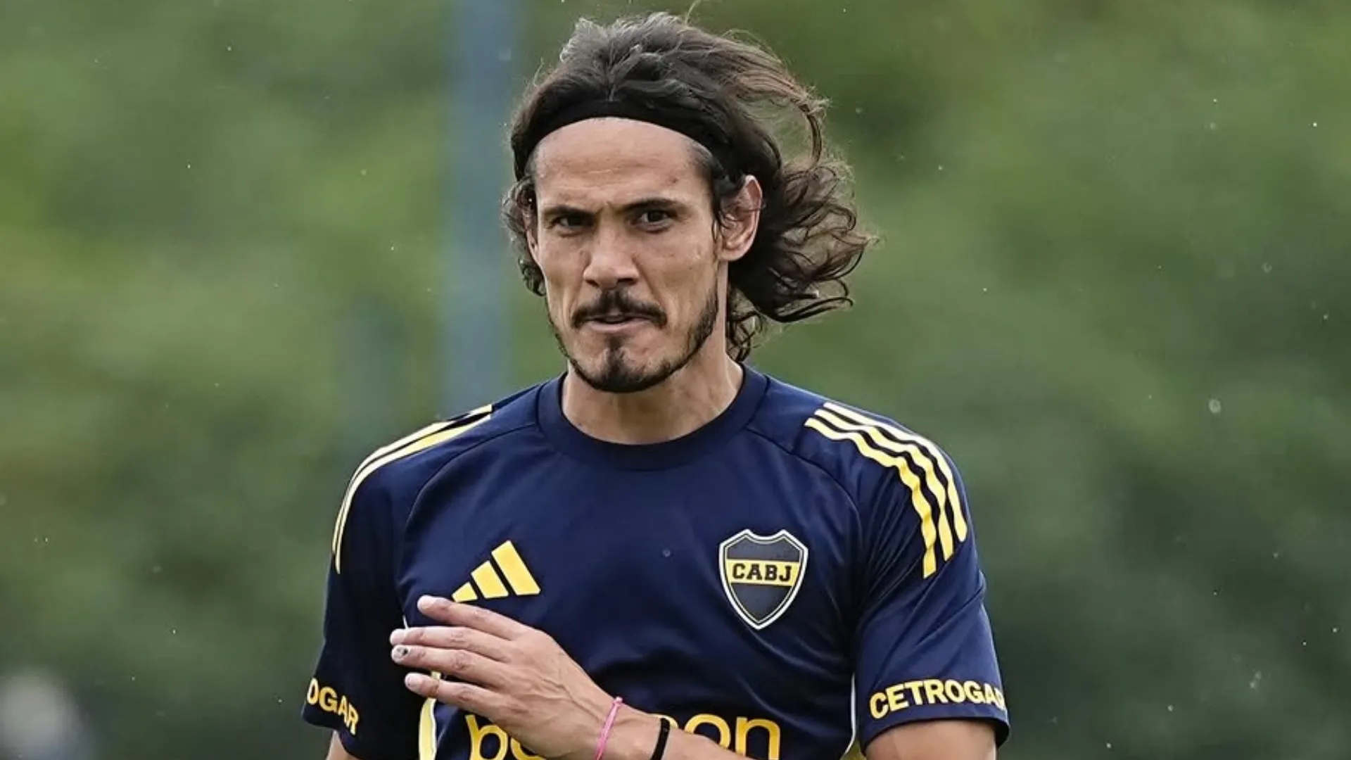 Cavani continúa con su recuperación. Foto: Prensa Boca