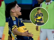Como si fuera suyo: el desaforado festejo de Paredes en el gol de Aranda