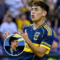 El apodo que le puso Adam Bareiro a Tomás Aranda tras su primer gol con la camiseta de Boca