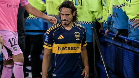 El mensaje de Cavani en sus redes sociales.