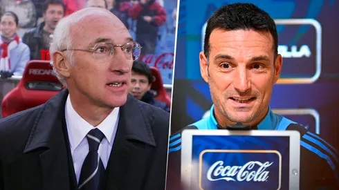 La comparación entre Scaloni y Bianchi.