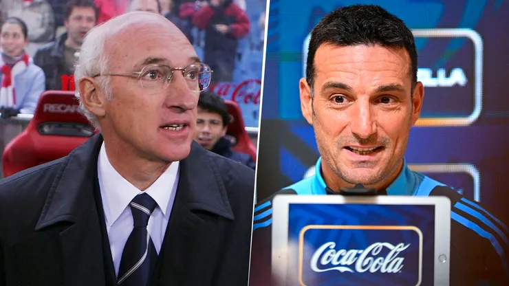La comparación entre Scaloni y Bianchi.