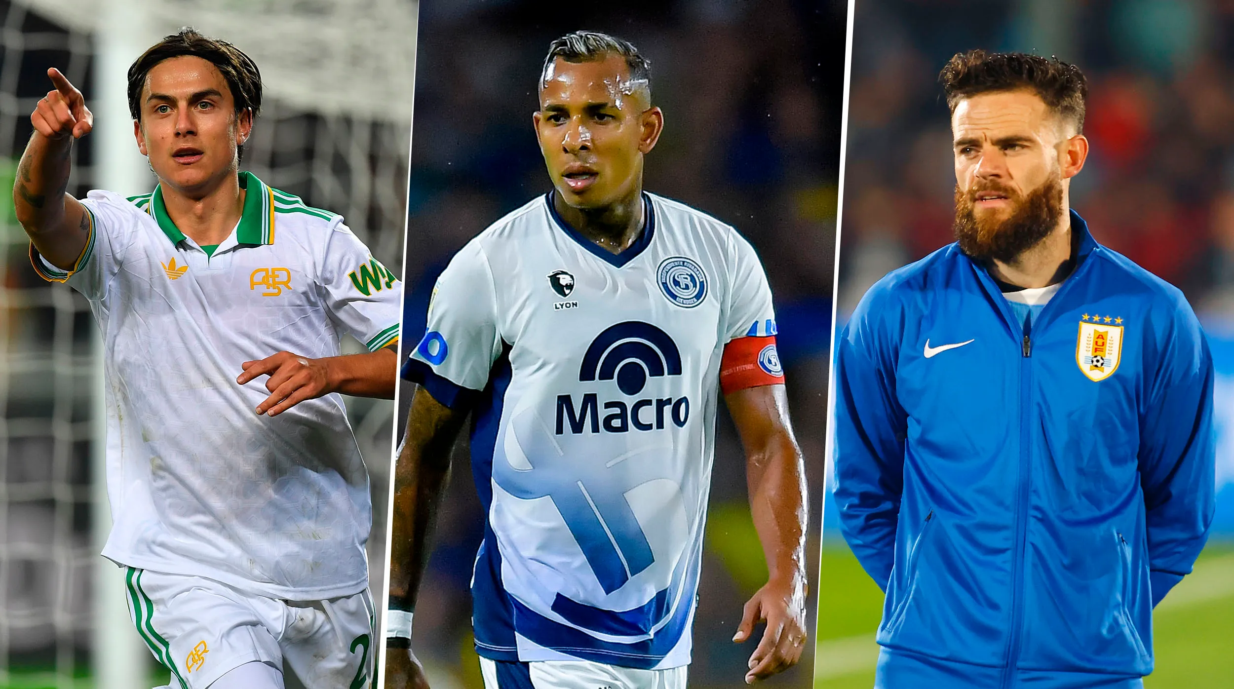 Dybala, Villa y Nández, en el radar de Boca. (Getty)