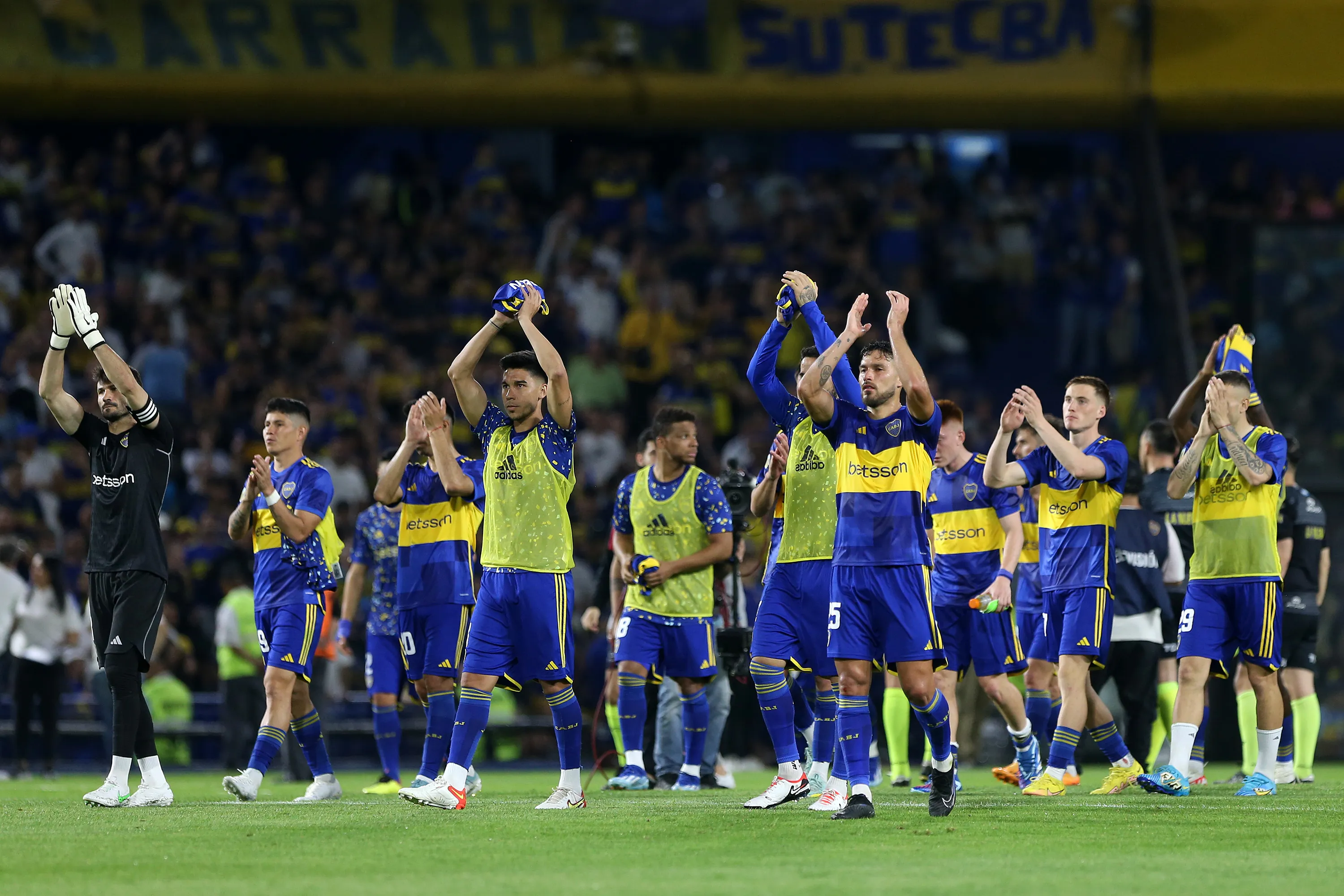 El equipo de Boca que llegó a la final de la Libertadores 2023. (Getty)