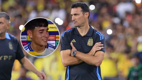 Scaloni habló sobre Aranda.