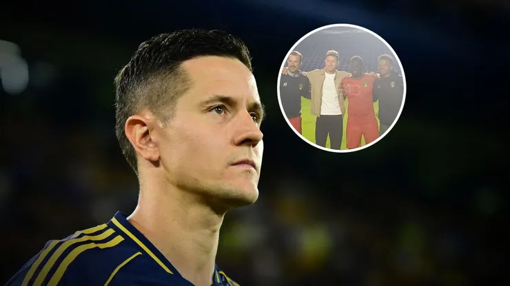 Ander Herrera estuvo junto a la selección de Mauritania en La Bombonera.