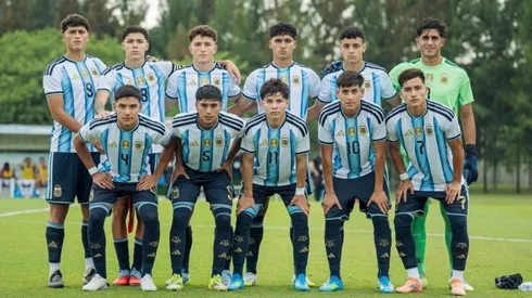 Aranda ya disputó su duelo en la Selección de Argentina Sub 20.