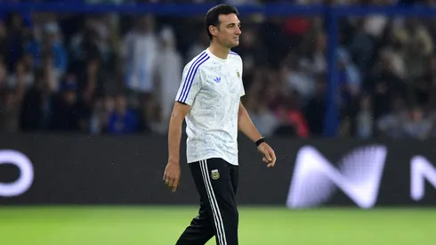 Scaloni se fue molesto de La Bombonera.