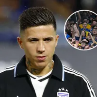 Enzo Fernández se quejó de La Bombonera y los hinchas de Boca salieron al cruce: "Dejá de llorar"