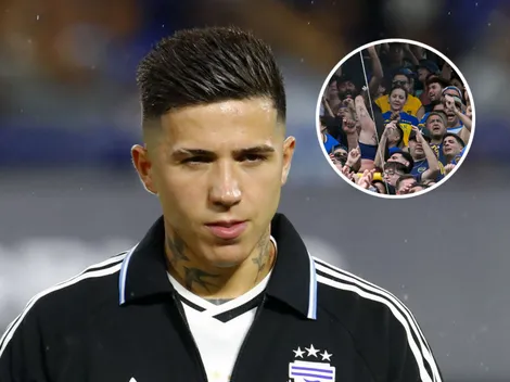 Enzo Fernández se quejó de La Bombonera y los hinchas de Boca salieron al cruce: "Dejá de llorar"