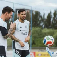 Tuvo rodaje: Paredes jugó un amistoso con la Selección Argentina tras no entrar con Mauritania