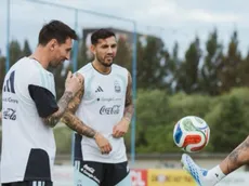 Tuvo rodaje: Paredes jugó un amistoso con la Selección Argentina tras no entrar con Mauritania