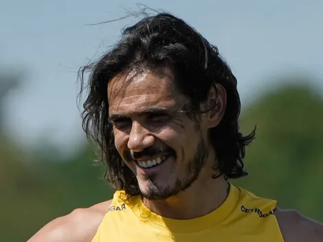 Cavani no pone excusas para su momento en Boca: "Como debe ser"