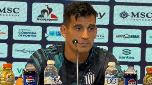 Cristaldo palpitó el partido contra Boca.