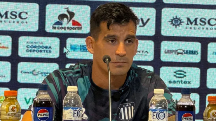 Cristaldo palpitó el partido contra Boca.