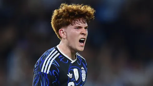 El Colo Barco marcó su primer gol con Argentina.