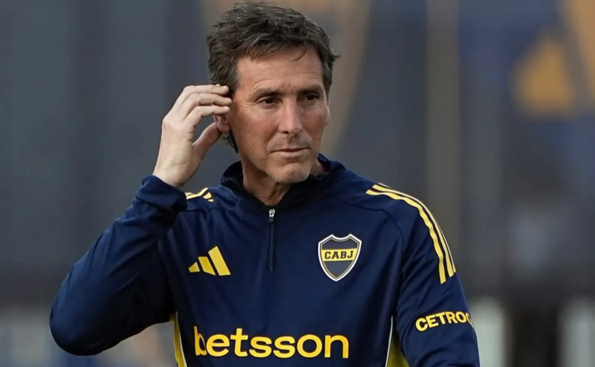 ¿Está definido? El equipo que probó Úbeda en la última práctica de Boca antes de Talleres