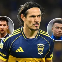 El posteo de PSG que compartió Cavani y generó polémica por Messi y Mbappé