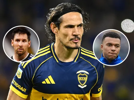 El posteo de PSG que compartió Cavani y generó polémica por Messi y Mbappé