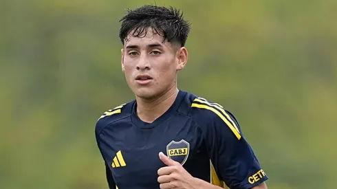 El juvenil habló sobre su presente en Boca.