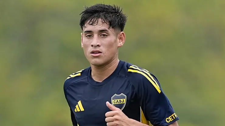 El juvenil habló sobre su presente en Boca.