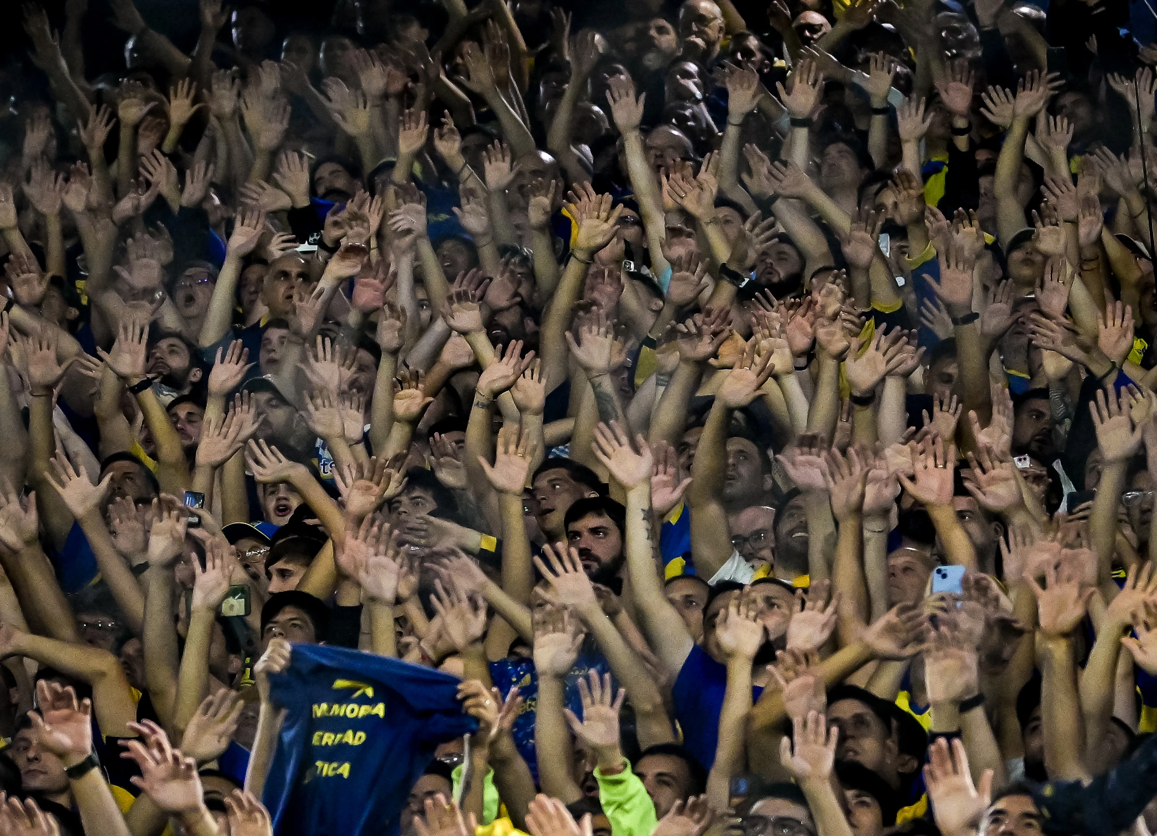 Los hinchas de Boca, ilusionados. (Getty)