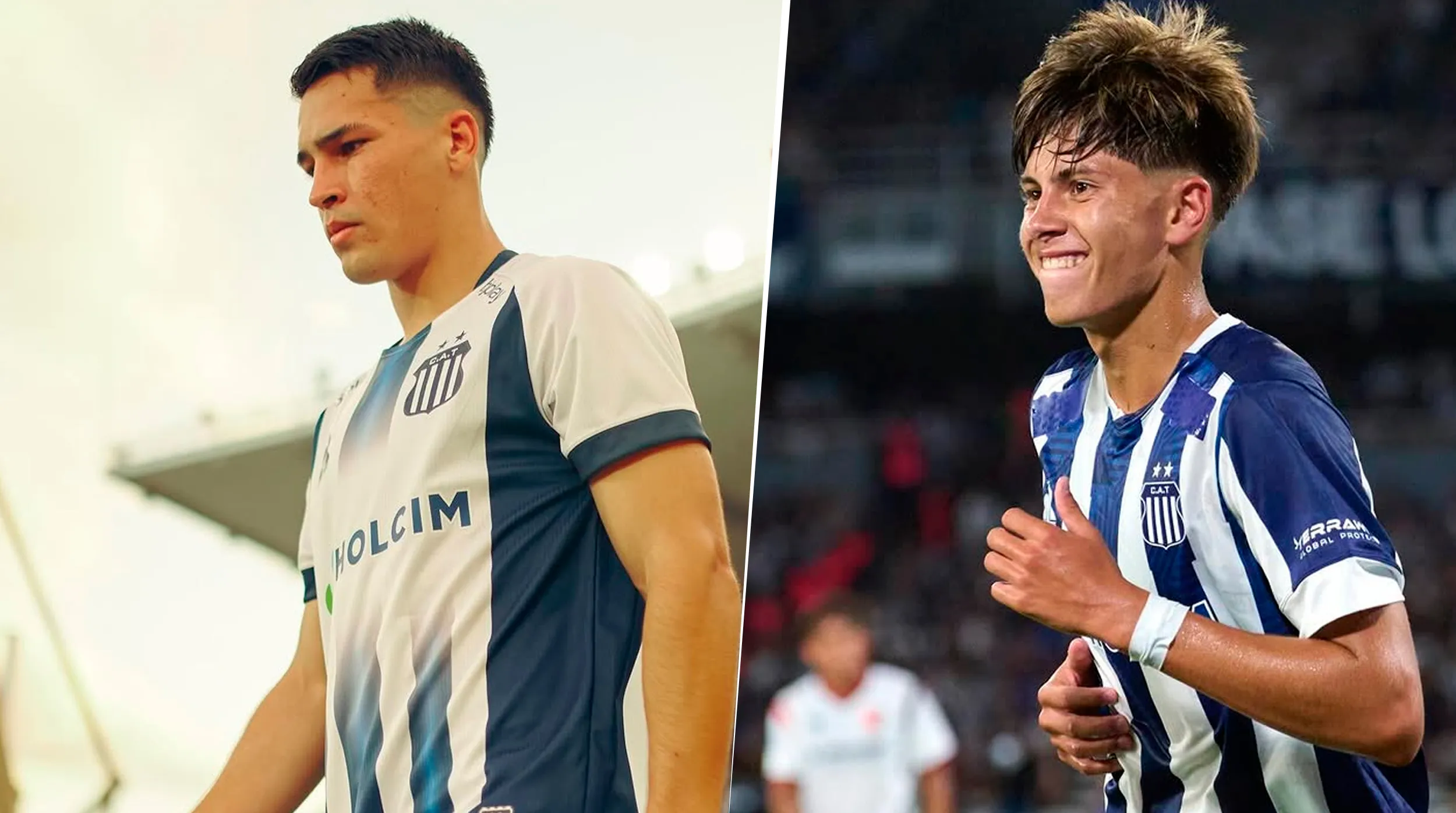 Alexandro Maidana y Giovanni Baroni, las bajas de Tevez en Talleres. (Instagram)