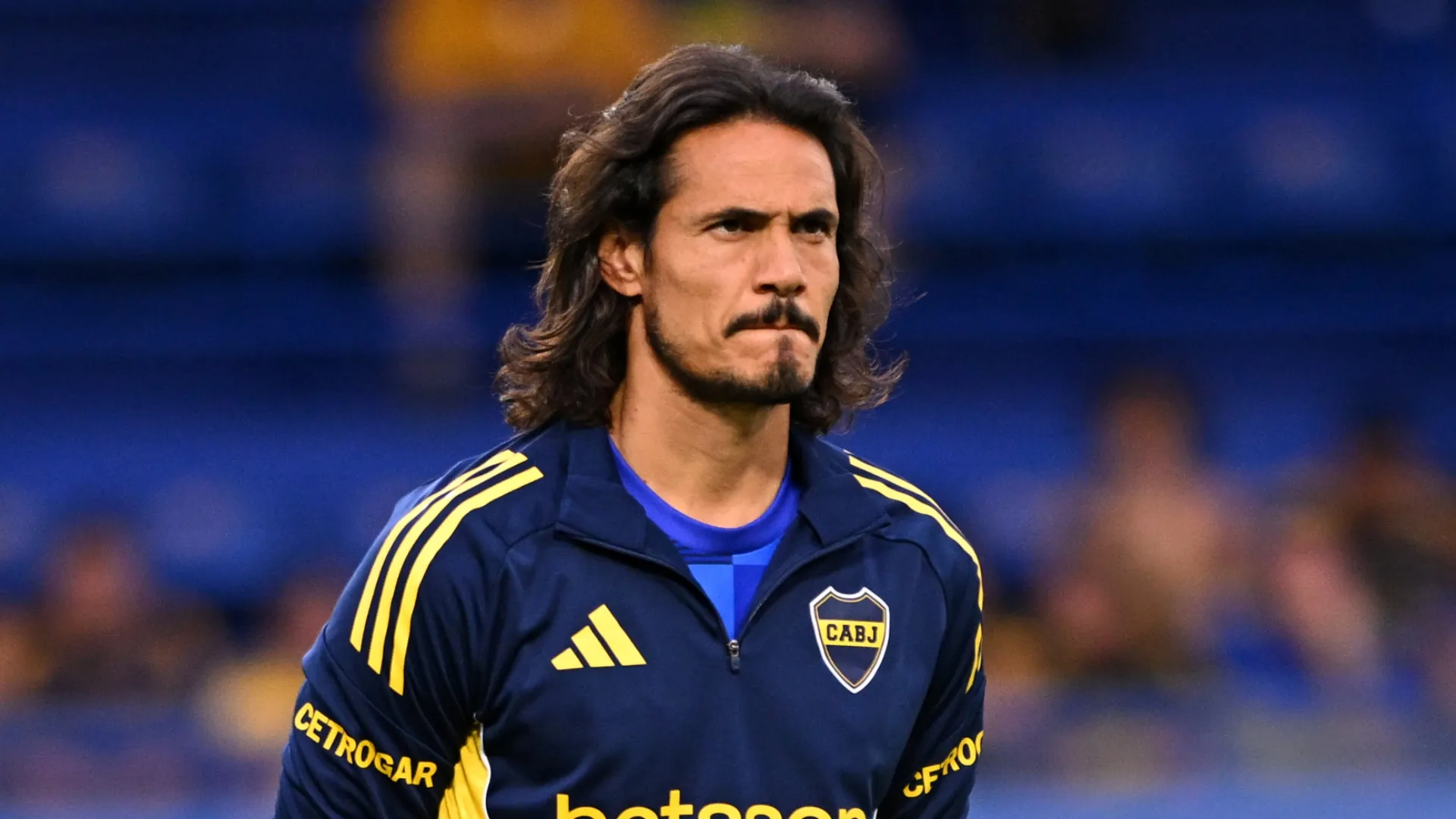 Cavani, uno de los jugadores que no llega al Superclásico. Foto: Getty