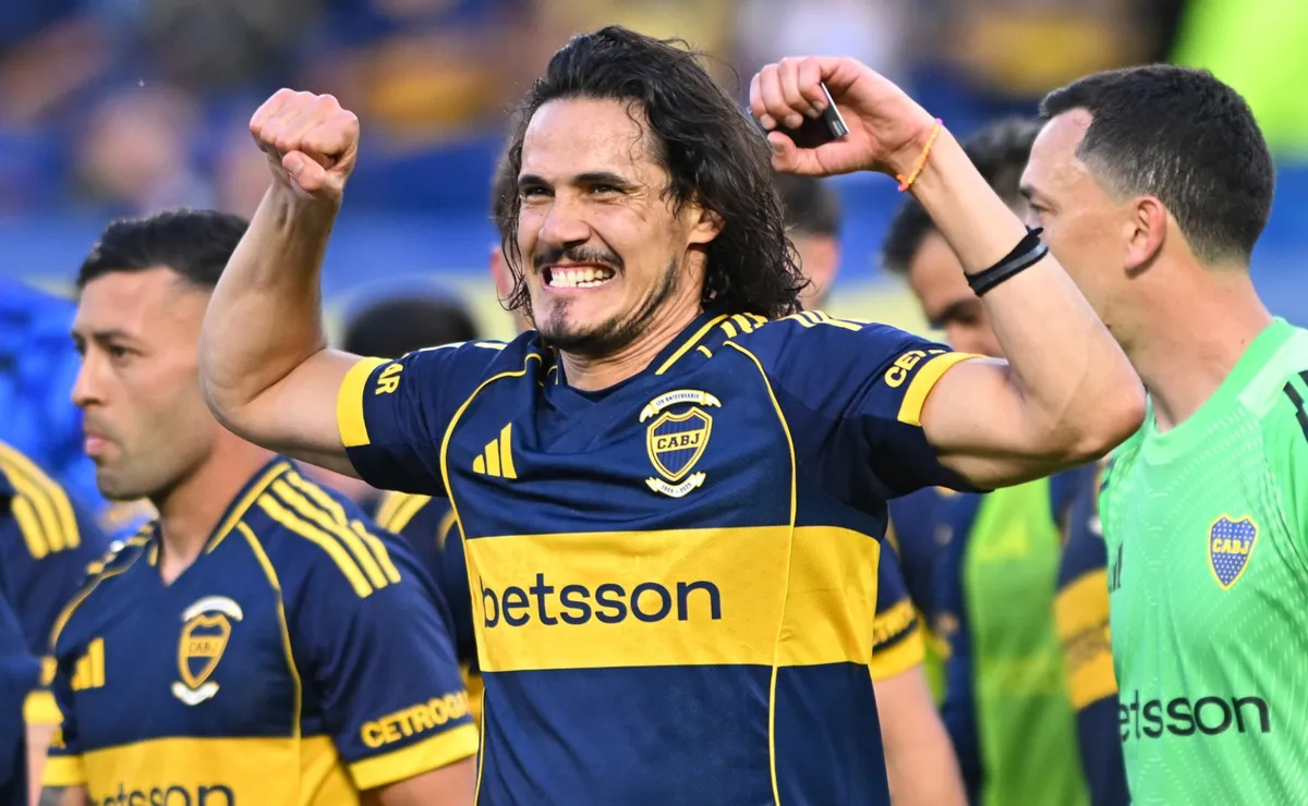 Cavani y un nuevo grupo de amigos de Boca: se juntó a cenar con un titular y un suplente