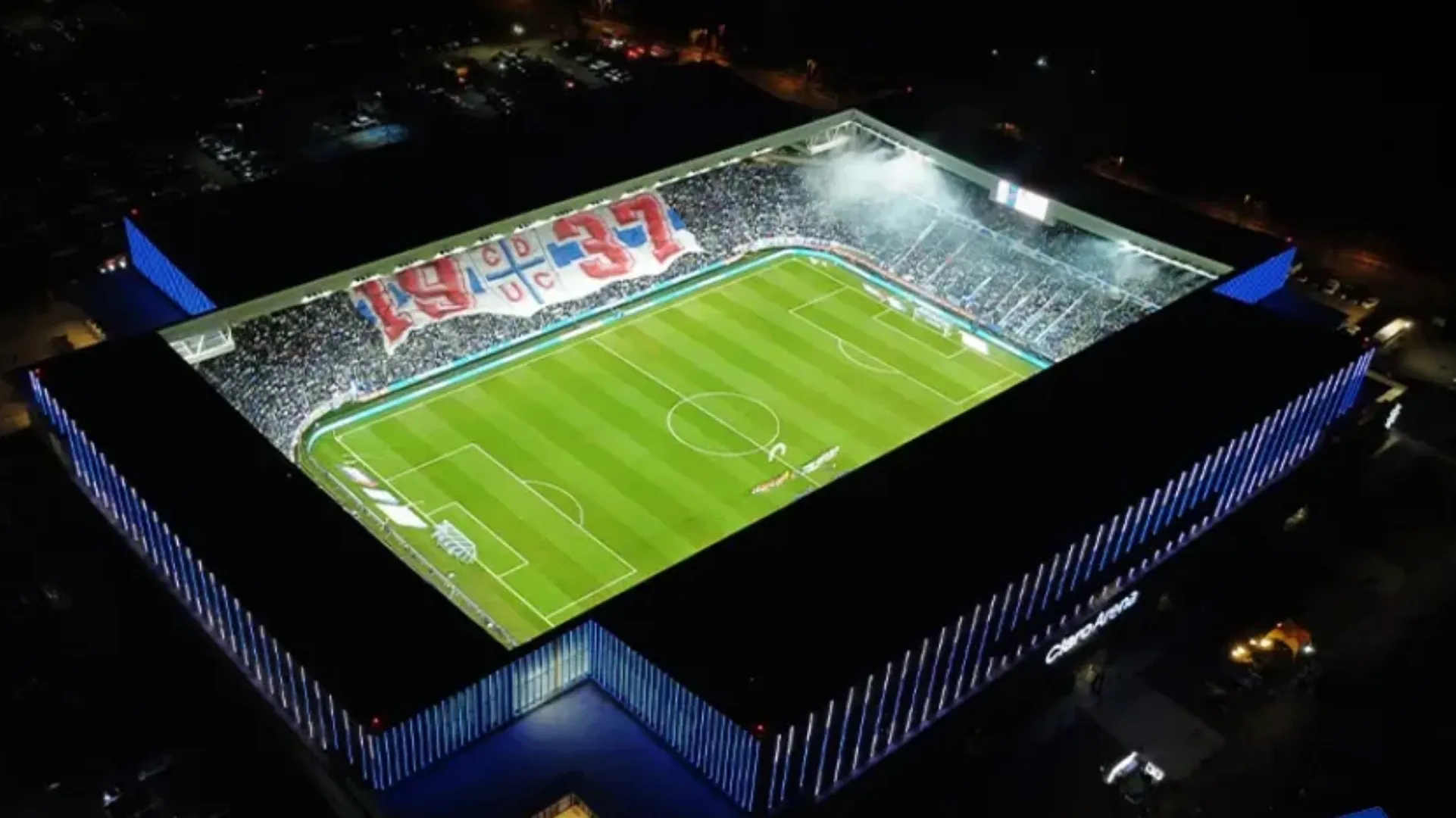 El estadio de U. Católica, donde jugará Boca. (Instagram)