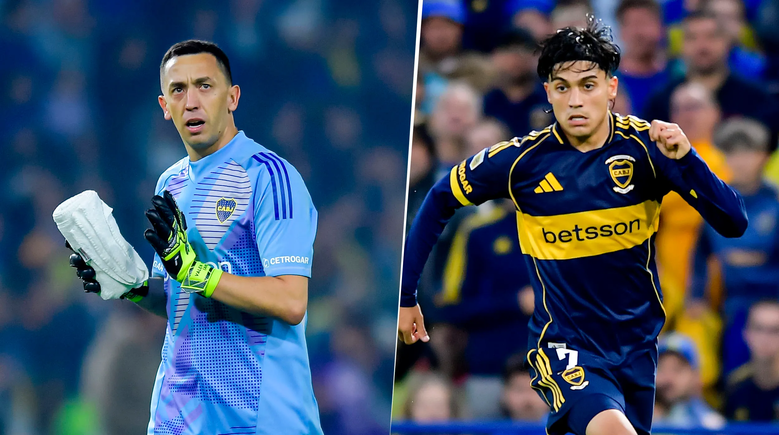 Marchesín y Zeballos, con chances de jugar con Independiente. (Getty)