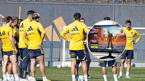 No juega hace mucho en Boca y subió una foto jugando videojuegos.